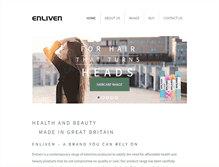 Tablet Screenshot of enliven.co.uk